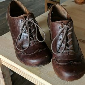 Dansko leather boot heels